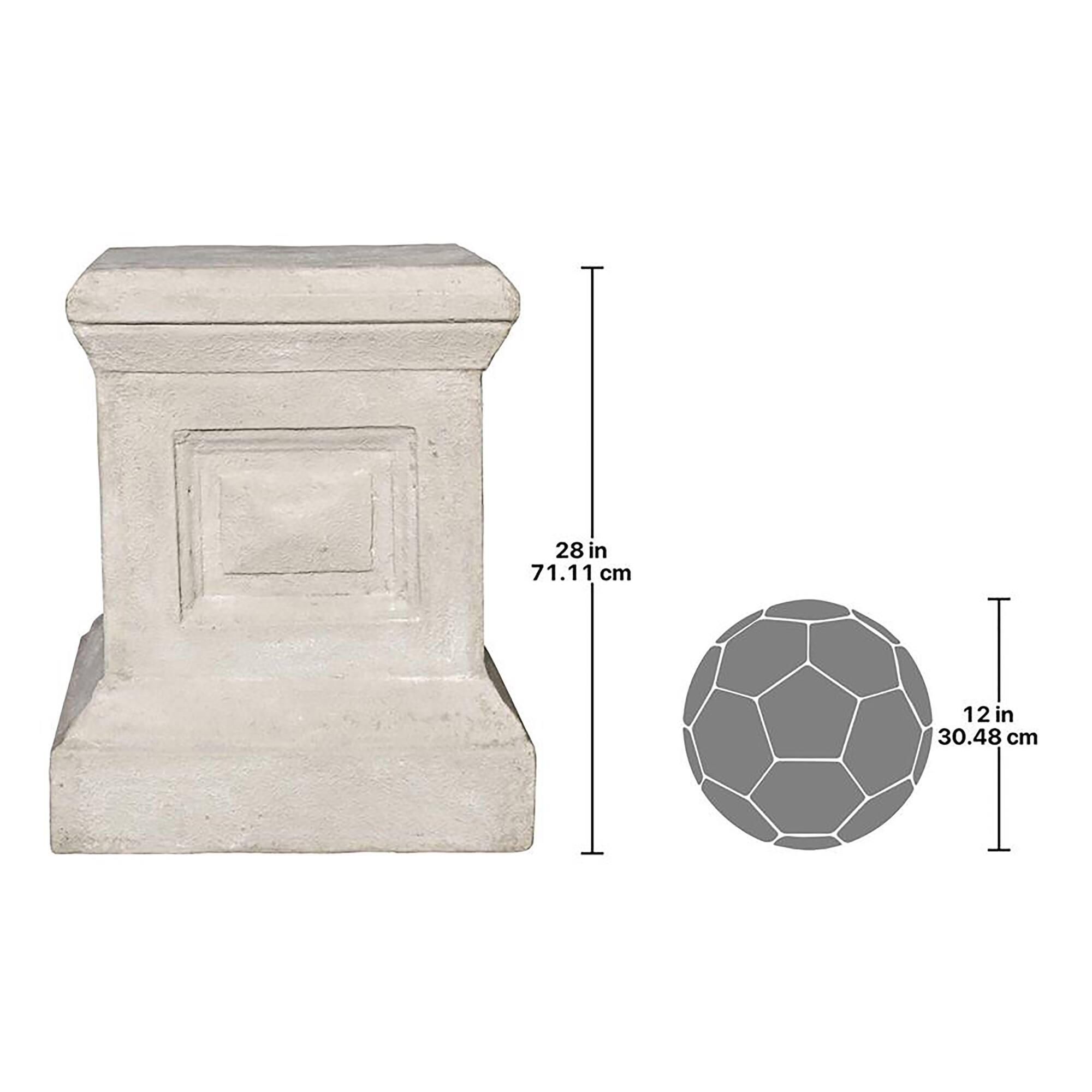 Design Toscano 28" Grand Garden English Plinth